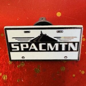 Disney Pin Space Mountain License Plate Walt Disney World Attraction 2010